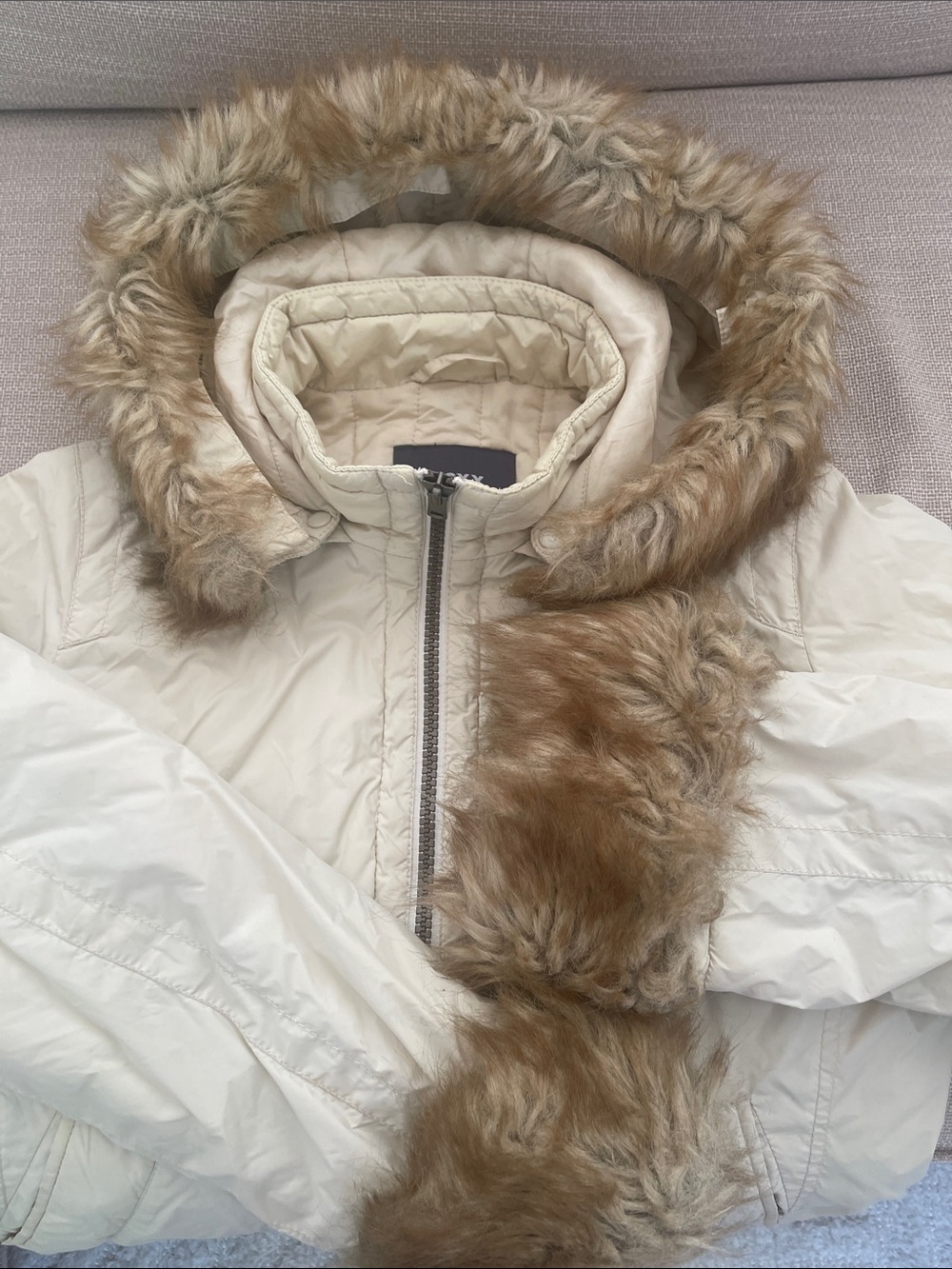 Mexx Off-White Quilted Jacket New